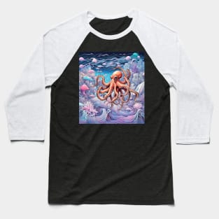 Octopus Baseball T-Shirt